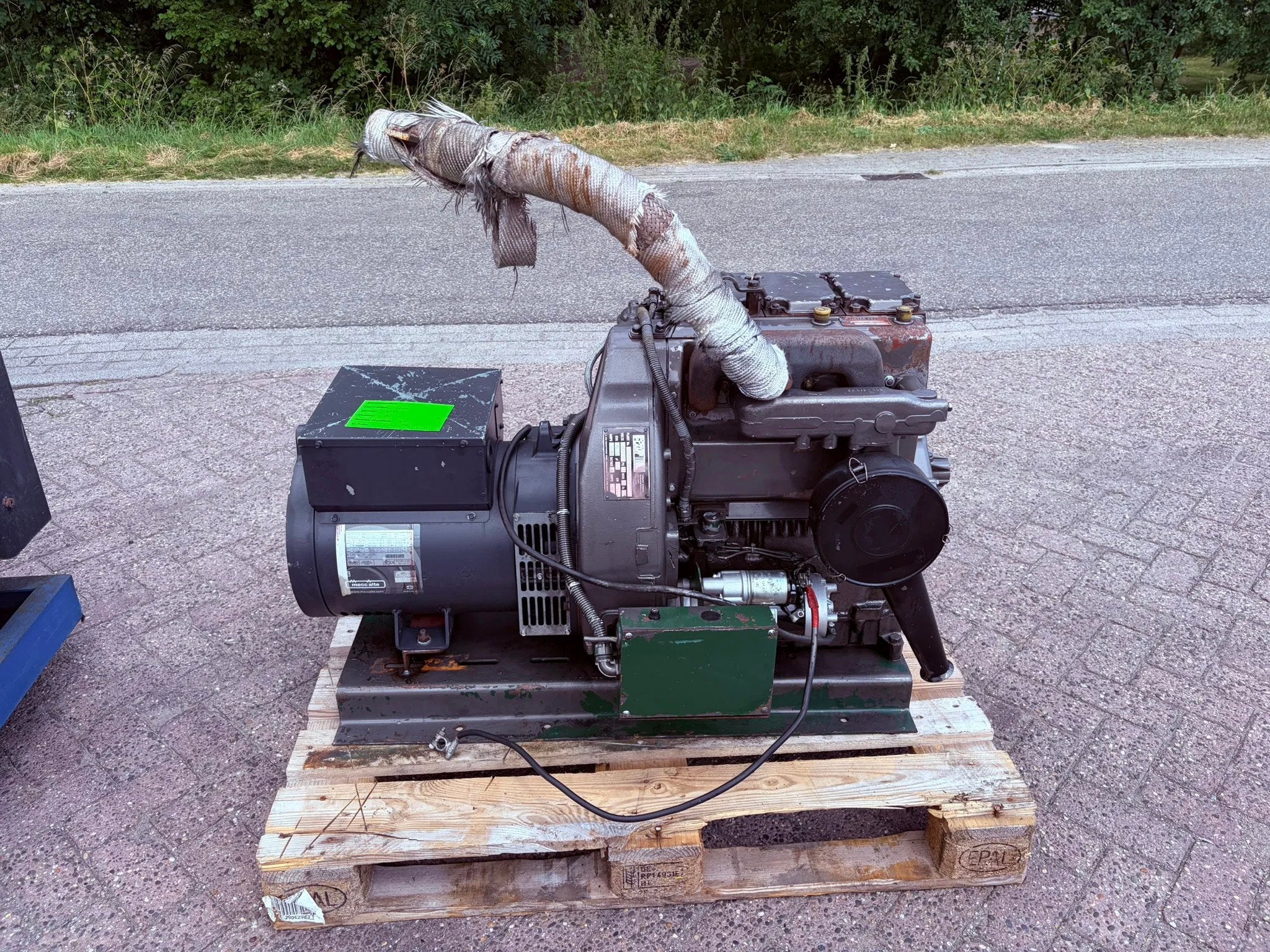 Lister Petter 20 kVA aggregaat generatorset