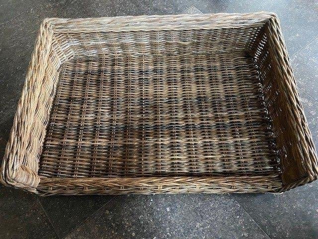 hondenmand riet/rotan 100x70, Dieren en Toebehoren, Hondenmanden, Ophalen, Zo goed als nieuw, Riet