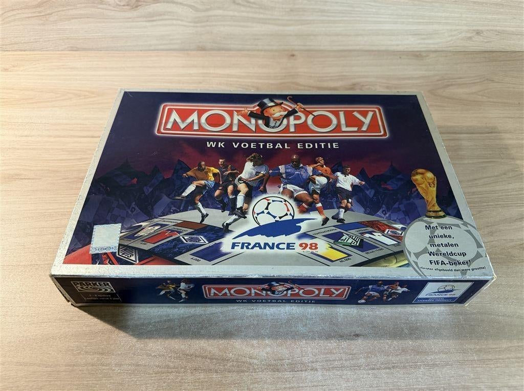 monopoly wk voetbal editie france 98 - s6948, Verzenden, Zo goed als nieuw