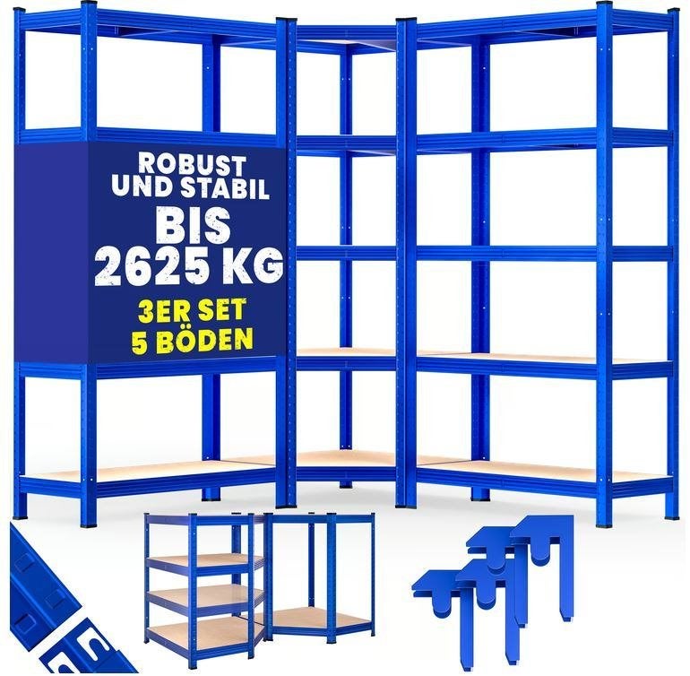 Stellingkast en hoekrekken set van 3 GRATIS BEZORGD!, Verzenden, Nieuw, Nvt, Nvt