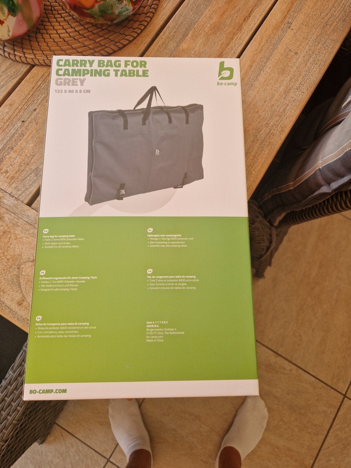 Draagtas voor campingtafel Bo camp, Ophalen of Verzenden, Nieuw, Campingtafel