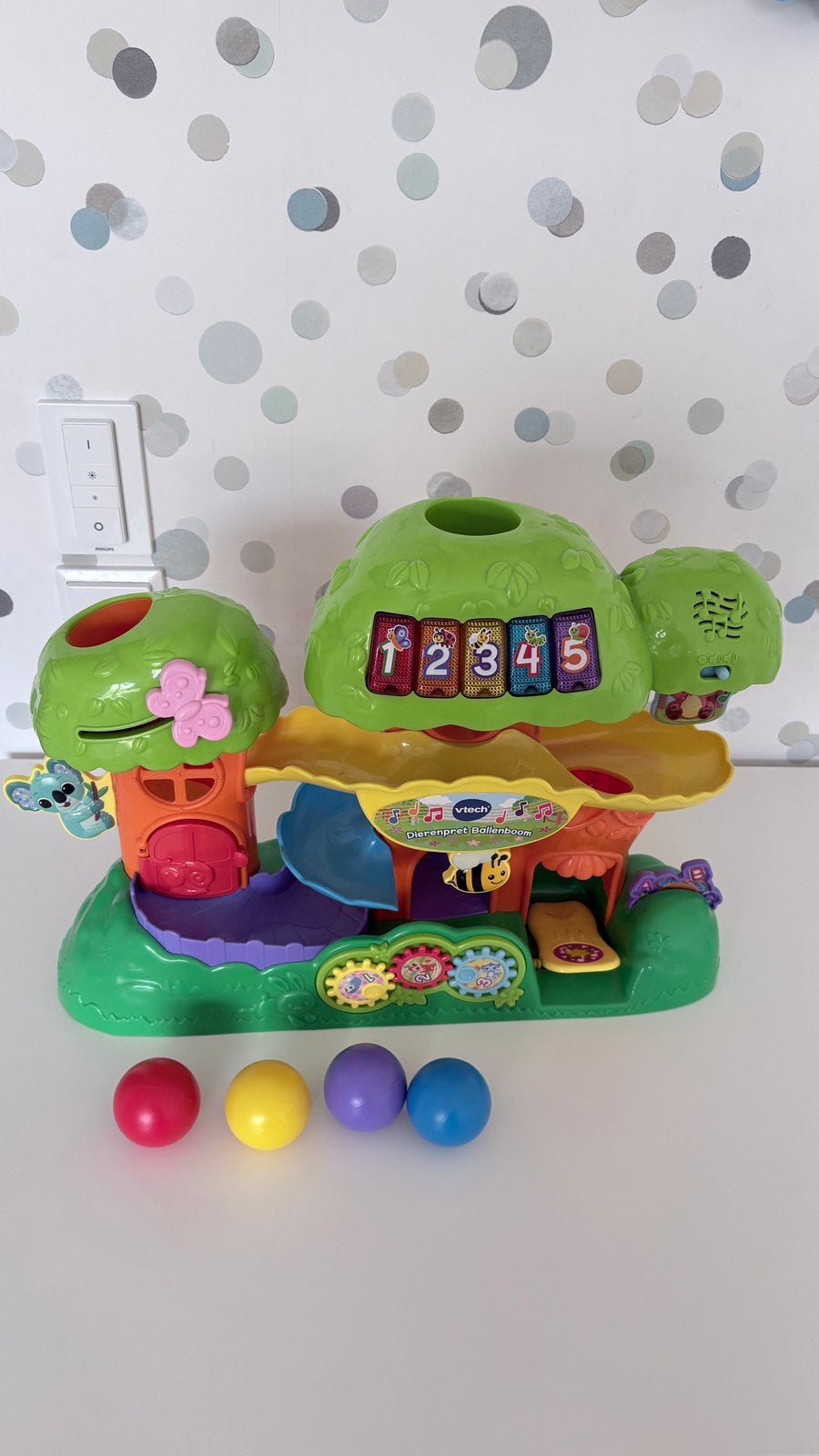 Vtech dierenpret ballenboom (compleet), Ophalen of Verzenden, Zo goed als nieuw