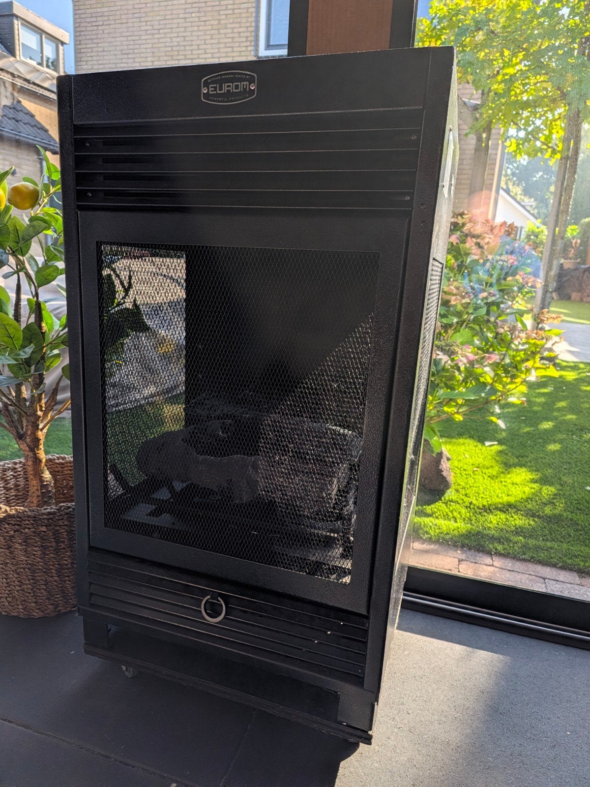 Eurom veranda heater gaskachel, Ophalen, Gebruikt, Gas, Vrijstaand