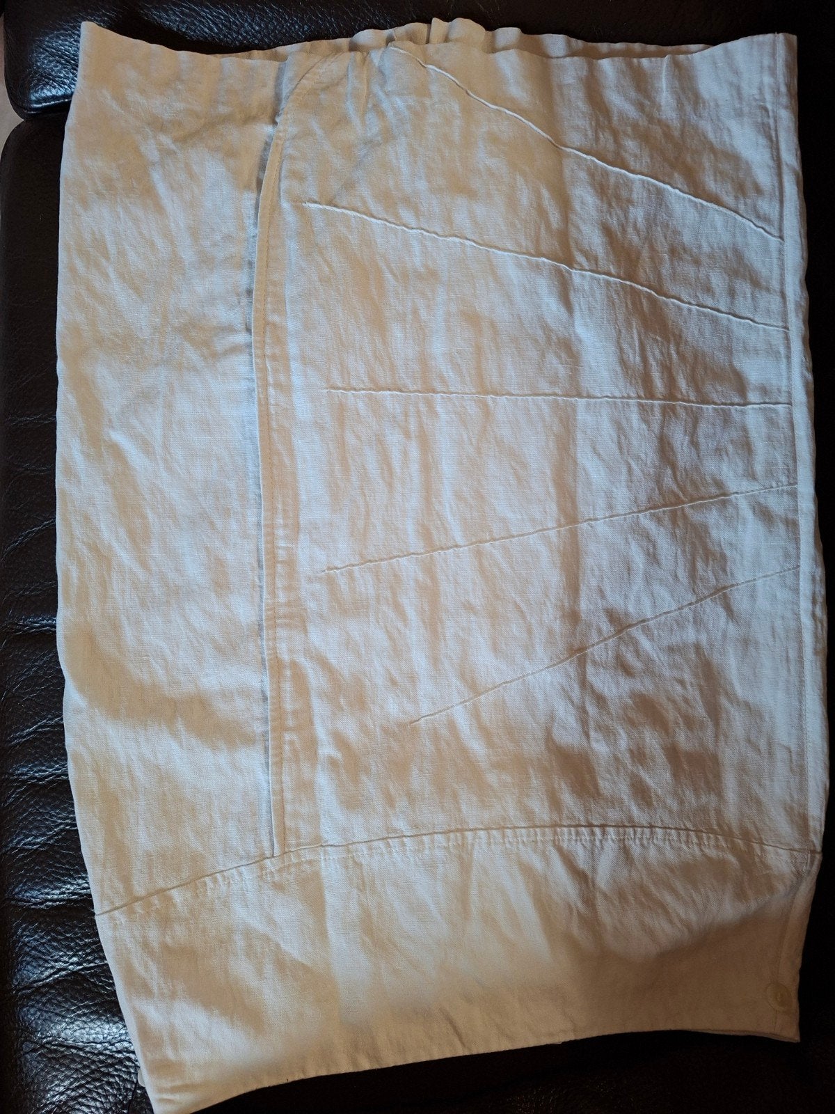 Witte linnen kokerrok van Scarva woman maat 38, Kleding | Dames, Maat 38/40 (M), Scarva woman, Wit, Ophalen of Verzenden