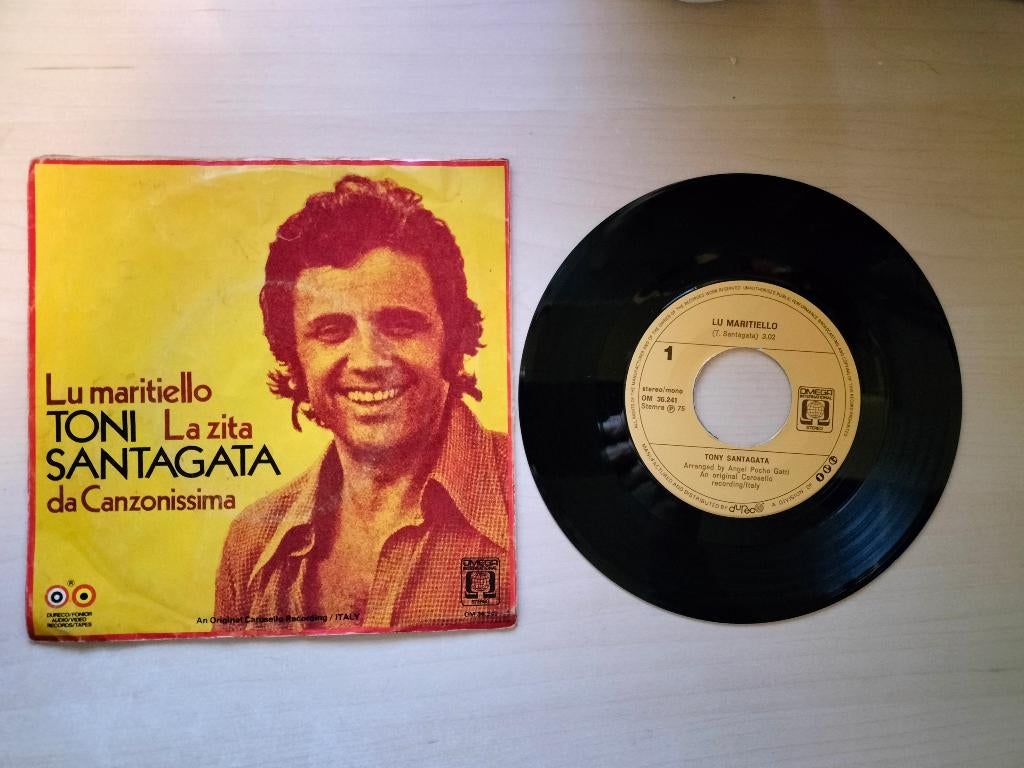 Toni Santagata - Lu maritiello / La zita, Ophalen of Verzenden, Gebruikt, Pop