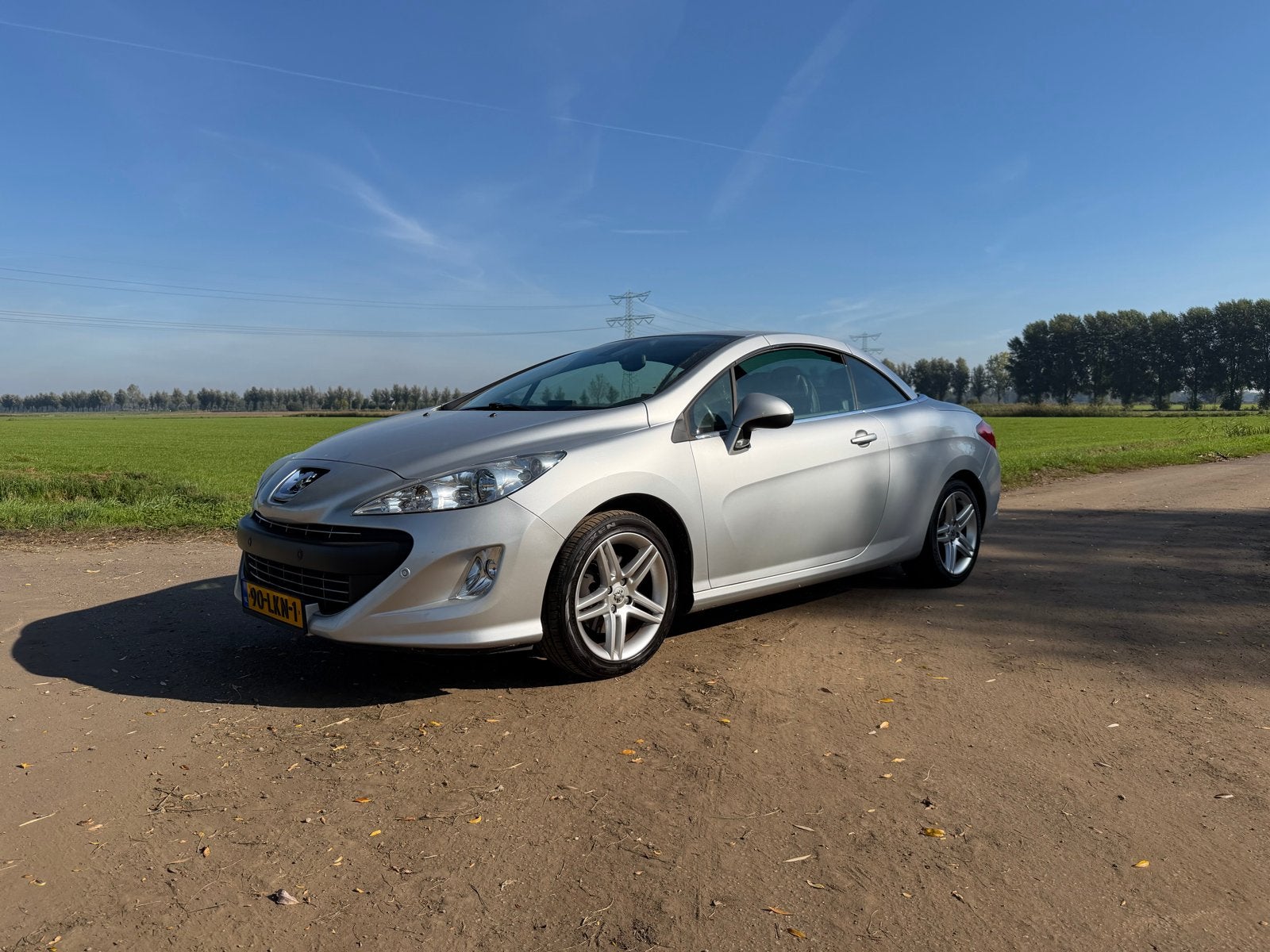 Peugeot 308 1.6 THP CC 2010 Grijs, Auto's, 1487 kg, 4 cilinders, Cabriolet, 4 stoelen