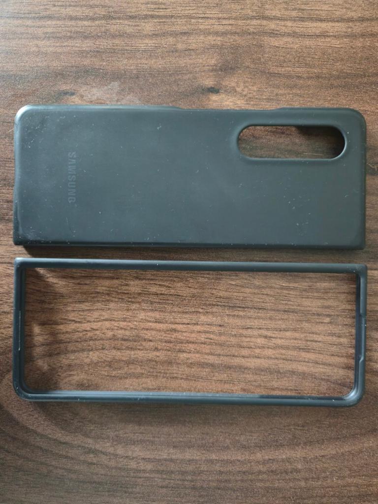 Samsung Galaxy Z Fold 3 Hoesje - Zwart, Ophalen of Verzenden, Gebruikt, Overige modellen, Hoesje of Tasje