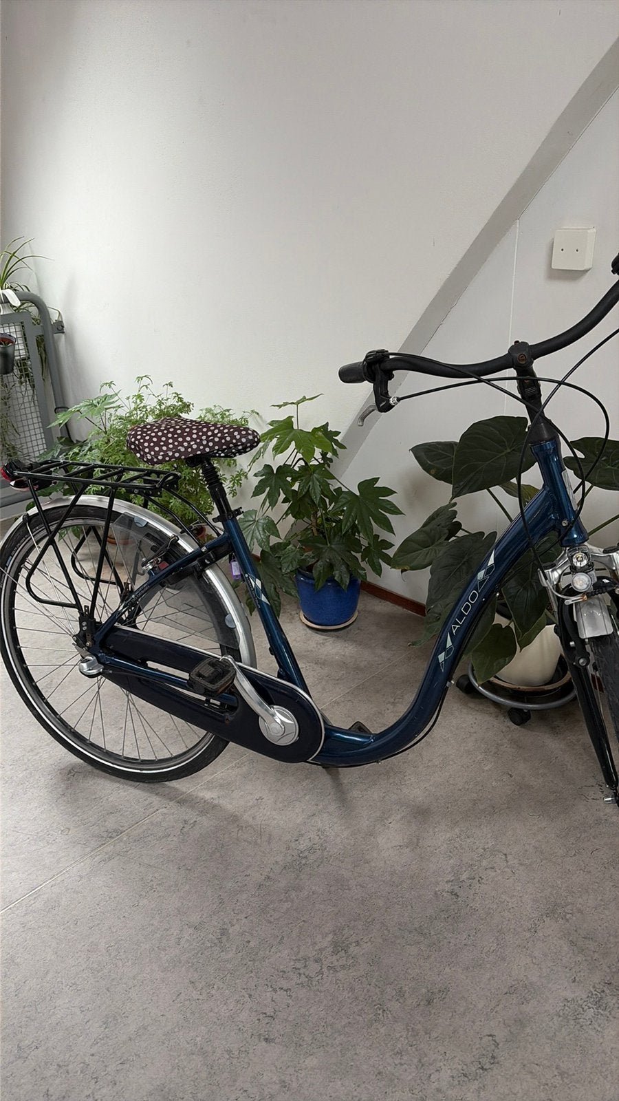 Aldo damesfiets met lage instap., Versnellingen, Zo goed als nieuw, Minder dan 47 cm, Ophalen