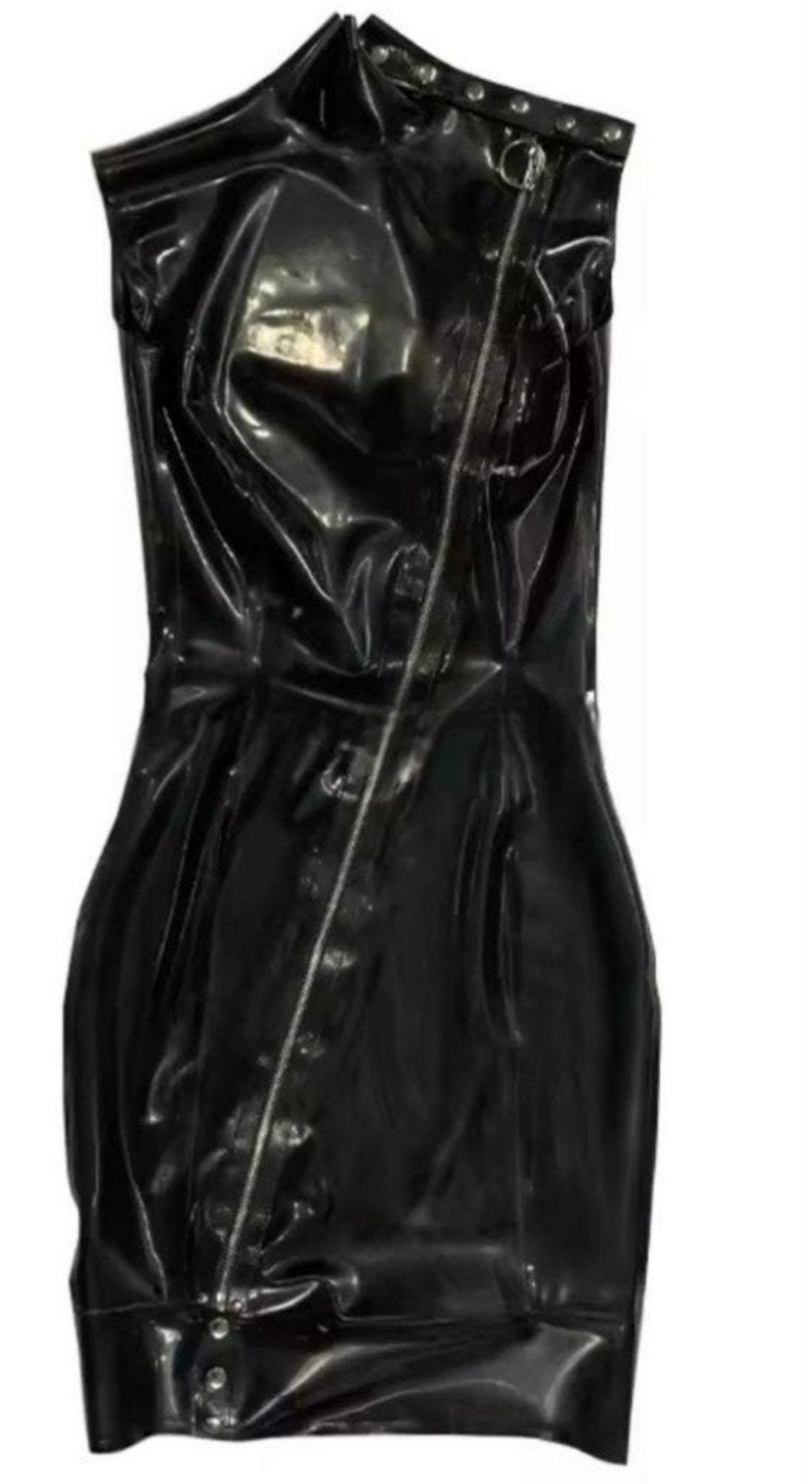 Mooie latex jurk met details, tm 3XL (op maat
Latex
Steel de, Verzenden, Zwart, Nieuw, Maat 34 (XS) of kleiner