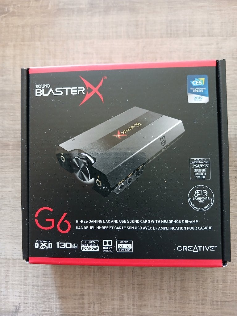 sound blaster,,voor game pc, Computers en Software, Ophalen of Verzenden, Zo goed als nieuw, Extern, Creative
