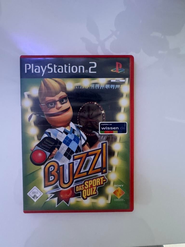 PlayStation 2-Buzz The Sports Quiz, Spelcomputers en Games, Games | Sony PlayStation 2, Ophalen of Verzenden, Zo goed als nieuw