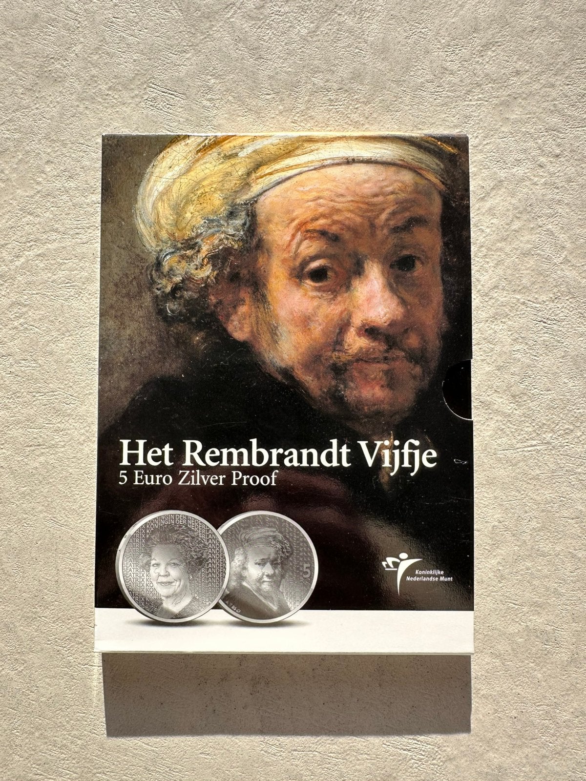 5 euro zilver vijfje Rembrandt 2006 PROOF, Postzegels en Munten, Ophalen of Verzenden, Zilver