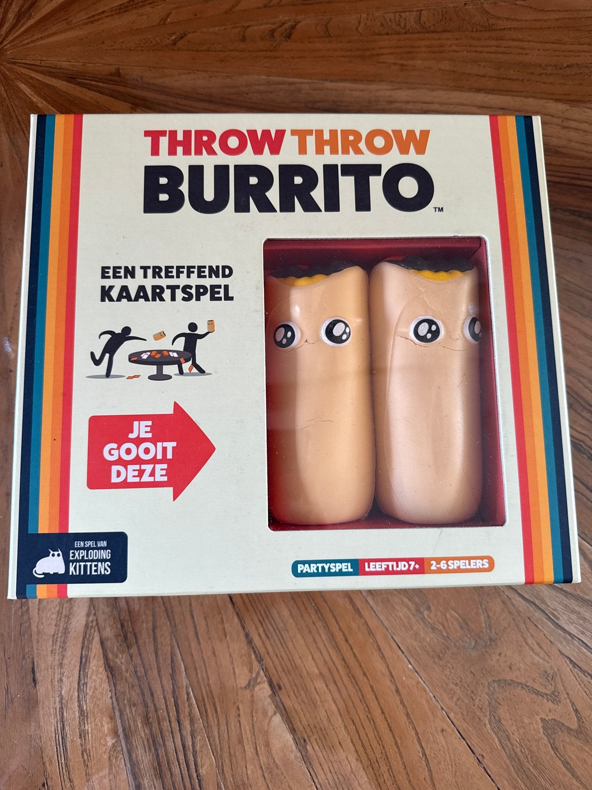 Throw Throw Burrito - Kaartspel, Drie of vier spelers, Ophalen of Verzenden, Zo goed als nieuw