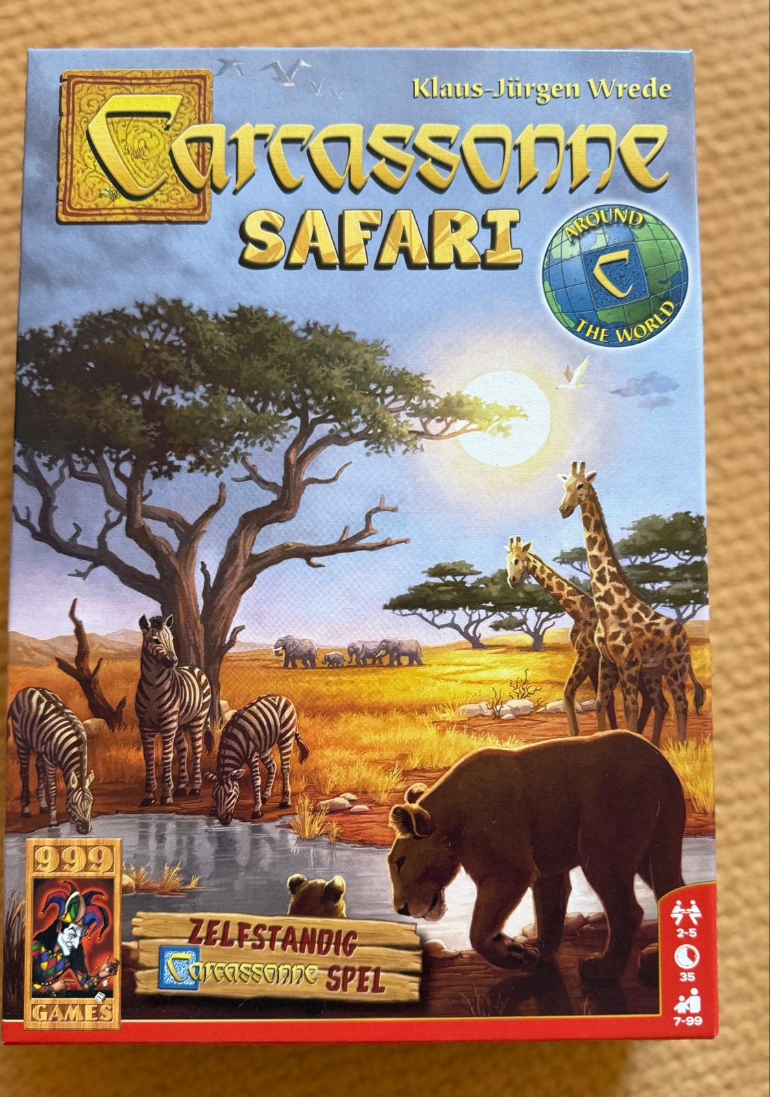 Carcassonne Safari - Bordspel (nieuw), Drie of vier spelers, Ophalen of Verzenden, Nieuw