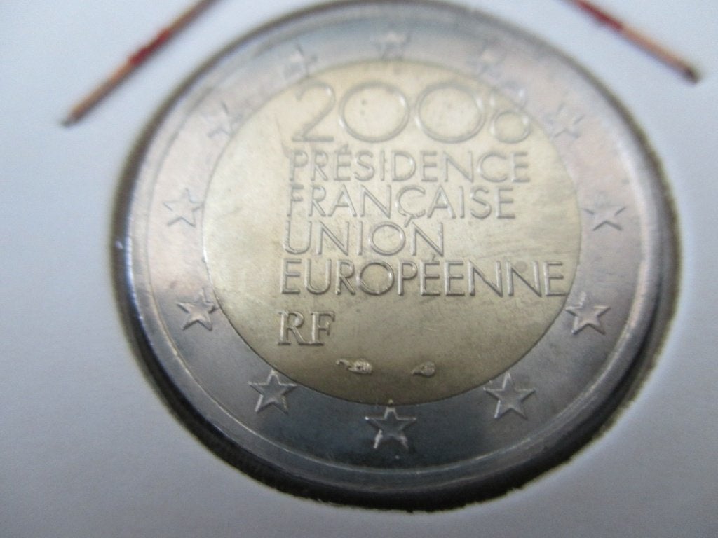 Frankrijk 2 euro EU-voorzitter 2008 unc, Postzegels en Munten, Munten | Europa | Euromunten, Ophalen of Verzenden, Frankrijk, 2 euro