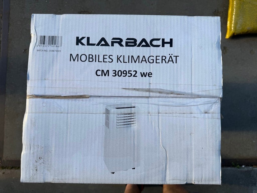 mobiele airco klarbach nieuw in doos 9000 btu, Ophalen, Ventileren, Nieuw, 3 snelheden of meer
