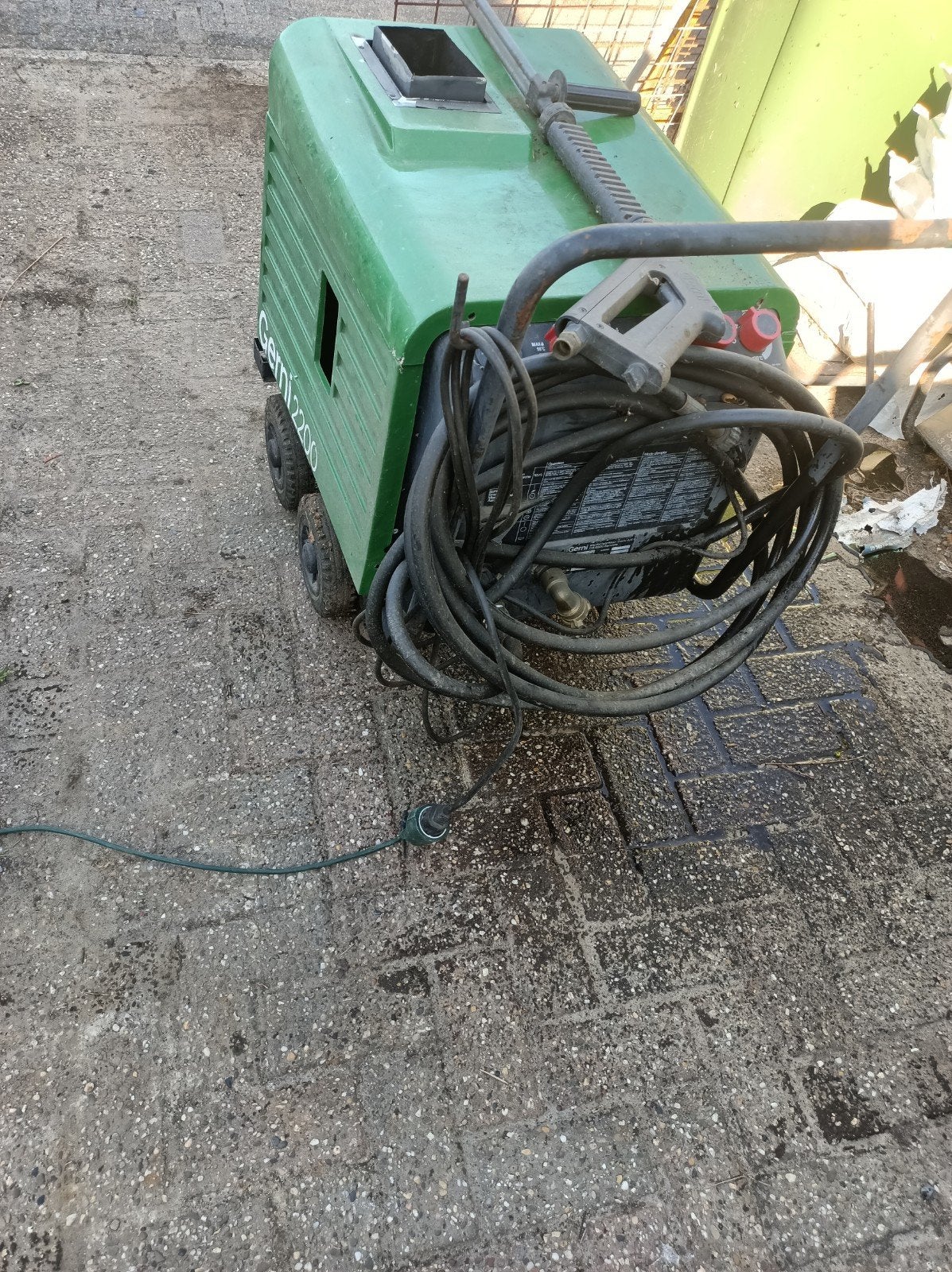Gerni 2200 stoomcleaner  hogedruk reiniger warmwater diesel, Ophalen, Gebruikt, Elektrisch