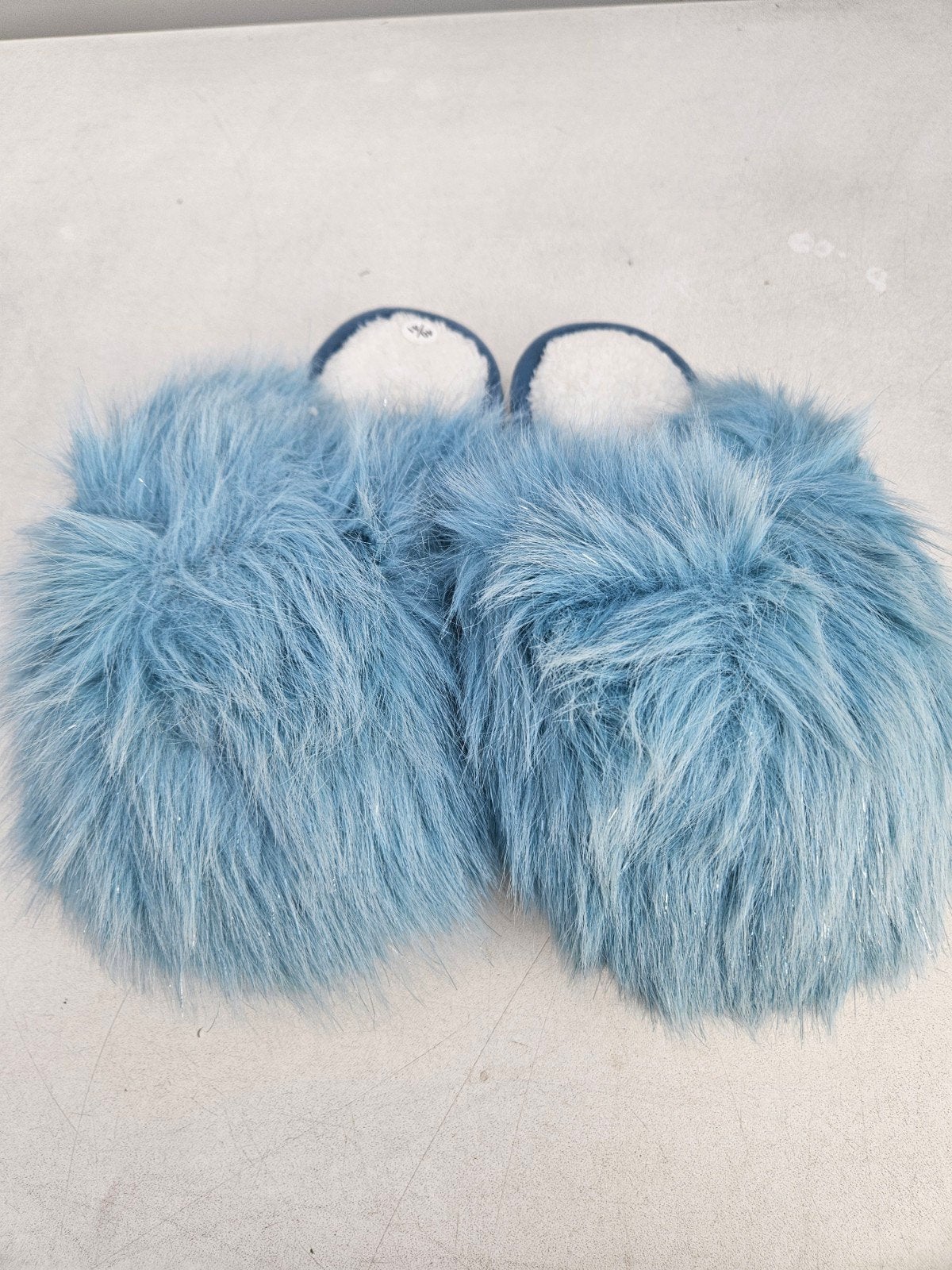 Zachte blauwe sloffen - Maat 40/41, Ophalen of Verzenden, Nieuw, Blauw, Pantoffels of Sloffen