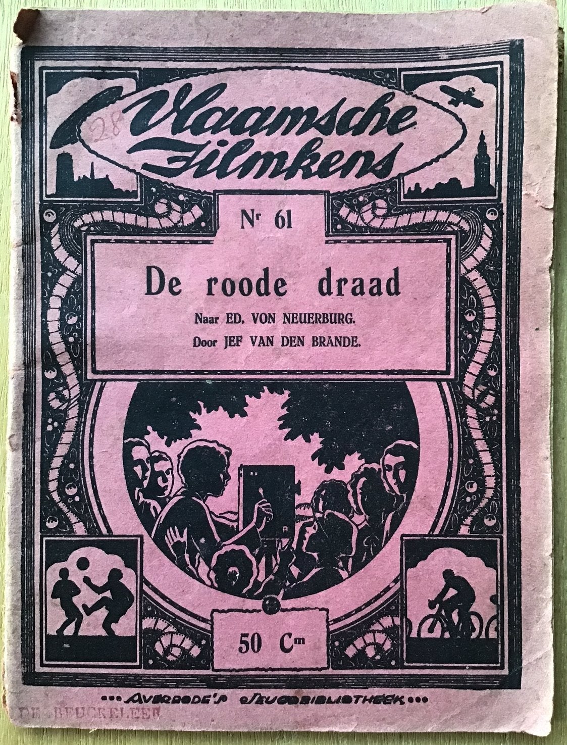 Vlaamsche Filmkens - Nr. 61 - De roode draad uit 1932, Ophalen of Verzenden, Gelezen, België