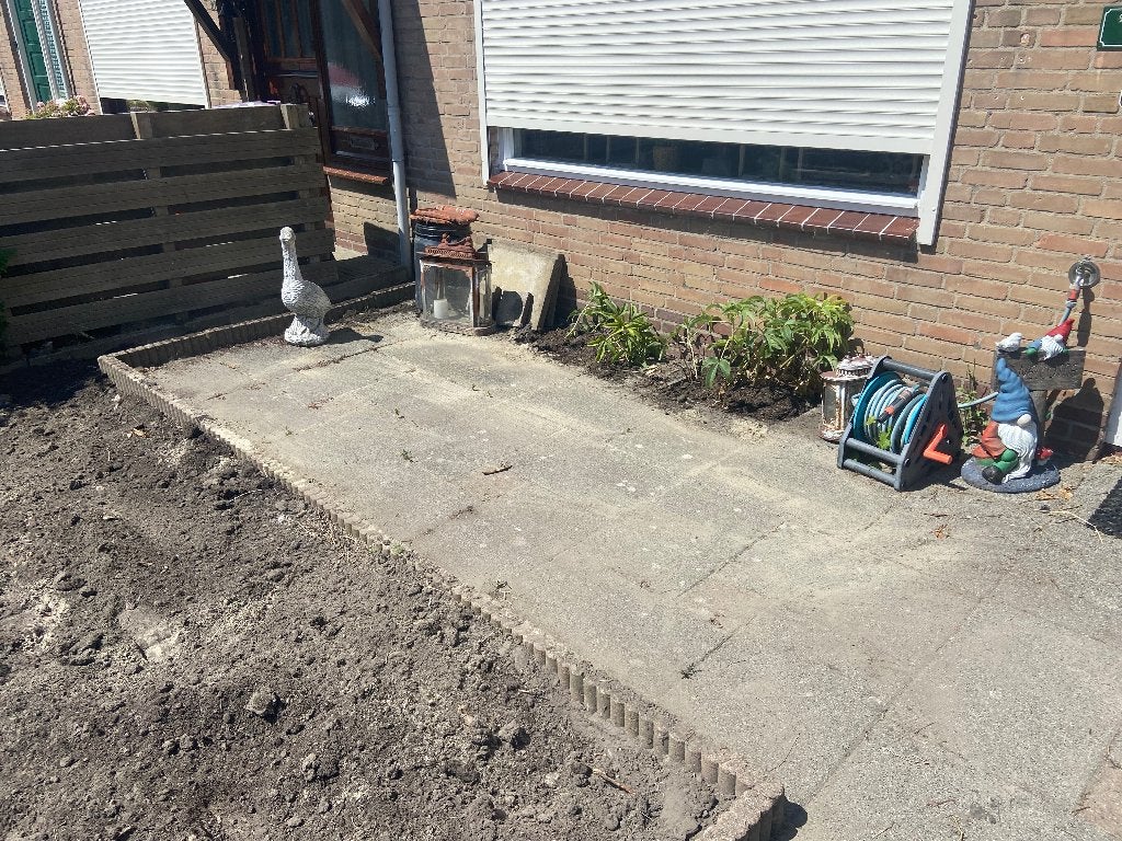 Grote grindtegels 60x40 cm, Tuin en Terras, Ophalen, Gebruikt, Beton, Terrastegels