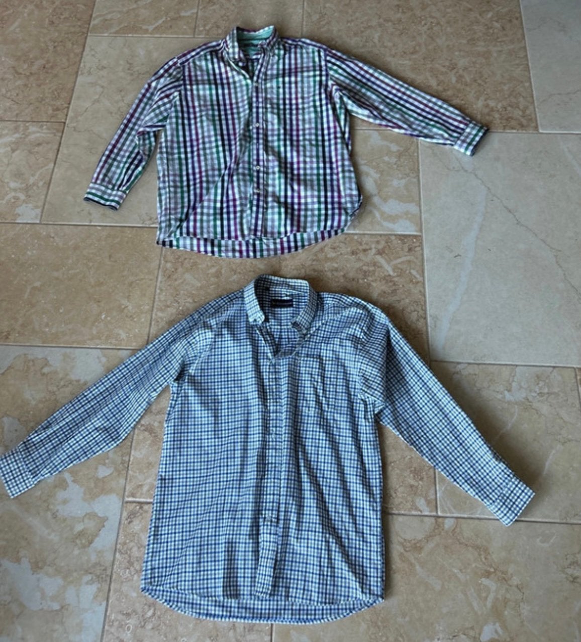 Heren blouse, overhemden, lange mouw, beide maat XXL, Kleding | Heren, Overhemden, Ophalen of Verzenden, Zo goed als nieuw, Overige halswijdtes