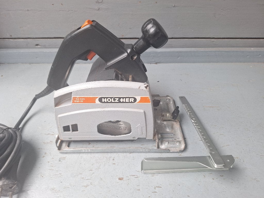 Holzher 2111 inval cirkelzaag, Gebruikt, Cirkelzaag, 600 tot 1200 watt, Ophalen of Verzenden