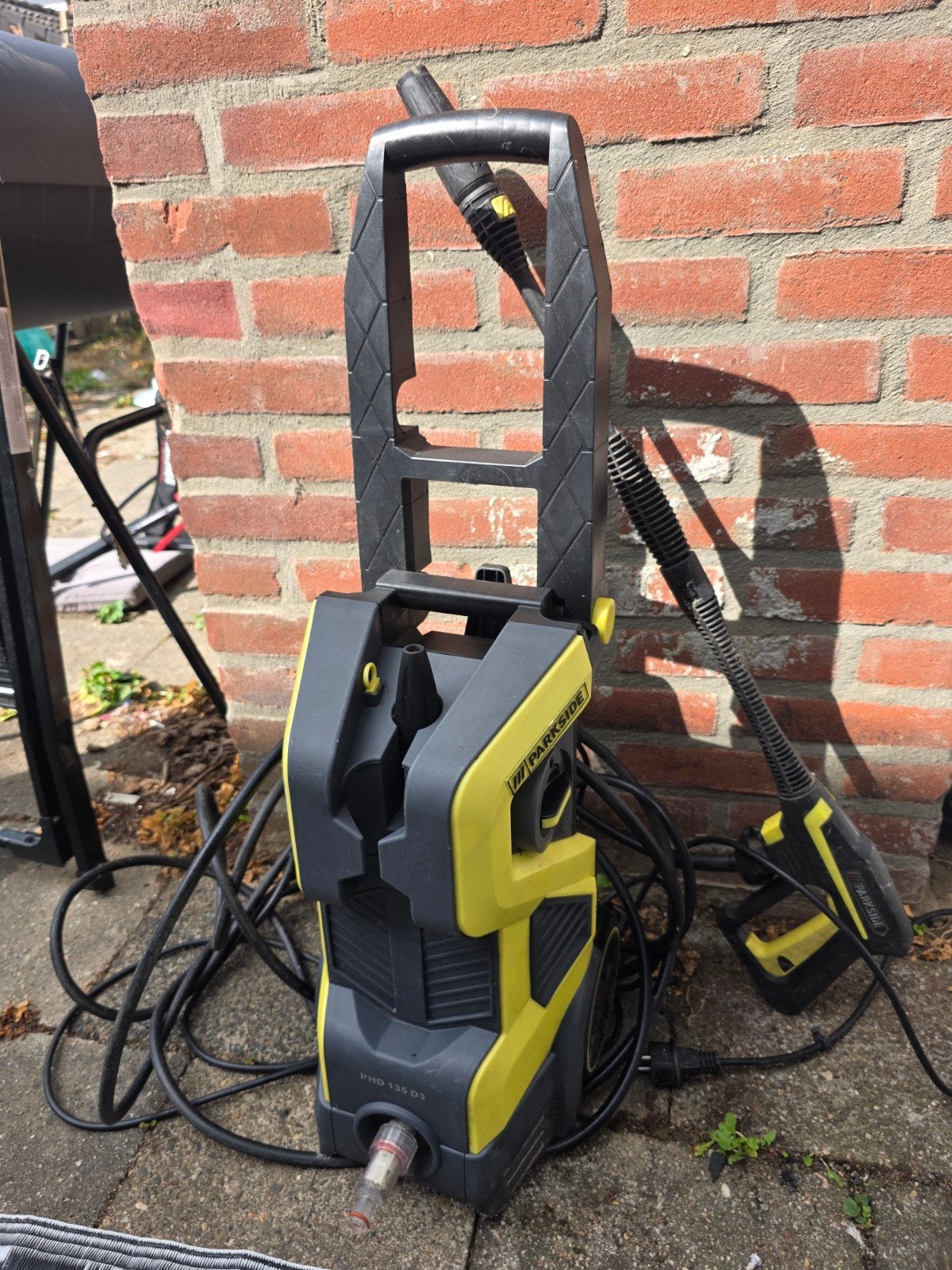 Parkside Hogedrukreiniger PHD 135 D3 zgan, Ophalen, Gebruikt, Elektrisch, Parkside