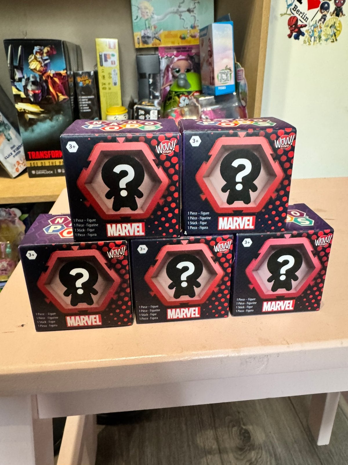 NanoPods Marvel, Ophalen, Nieuw