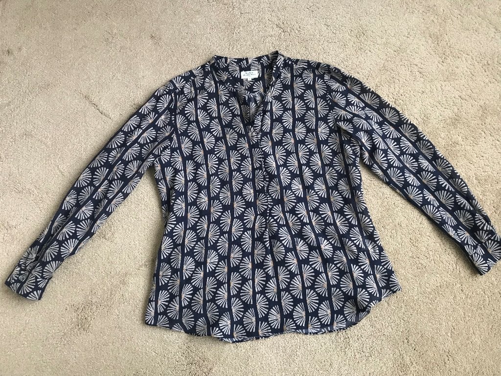 Hartford blouse met print, maat 6, Maat 42/44 (L), Hartford, Gedragen, Verzenden