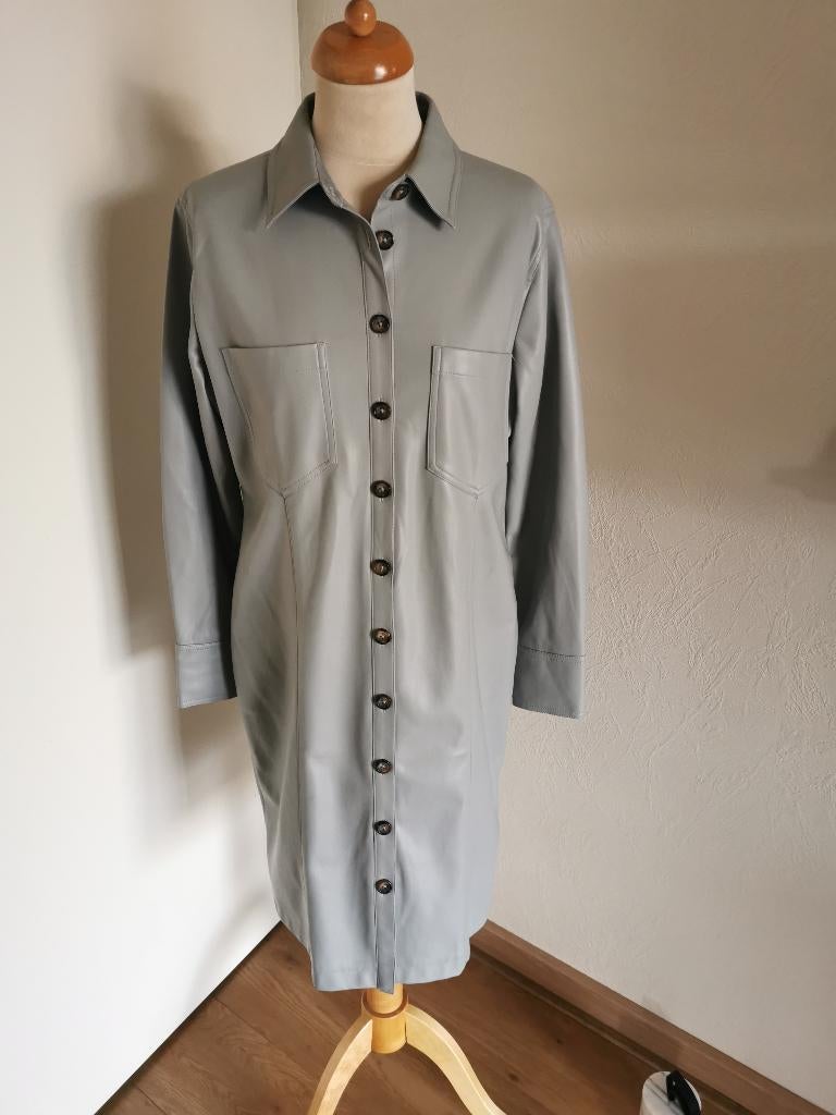 YaYa imitatielederen lange blouse maat 42; als nieuw, Kleding | Dames, Ophalen of Verzenden, Zo goed als nieuw, Maat 42/44 (L)