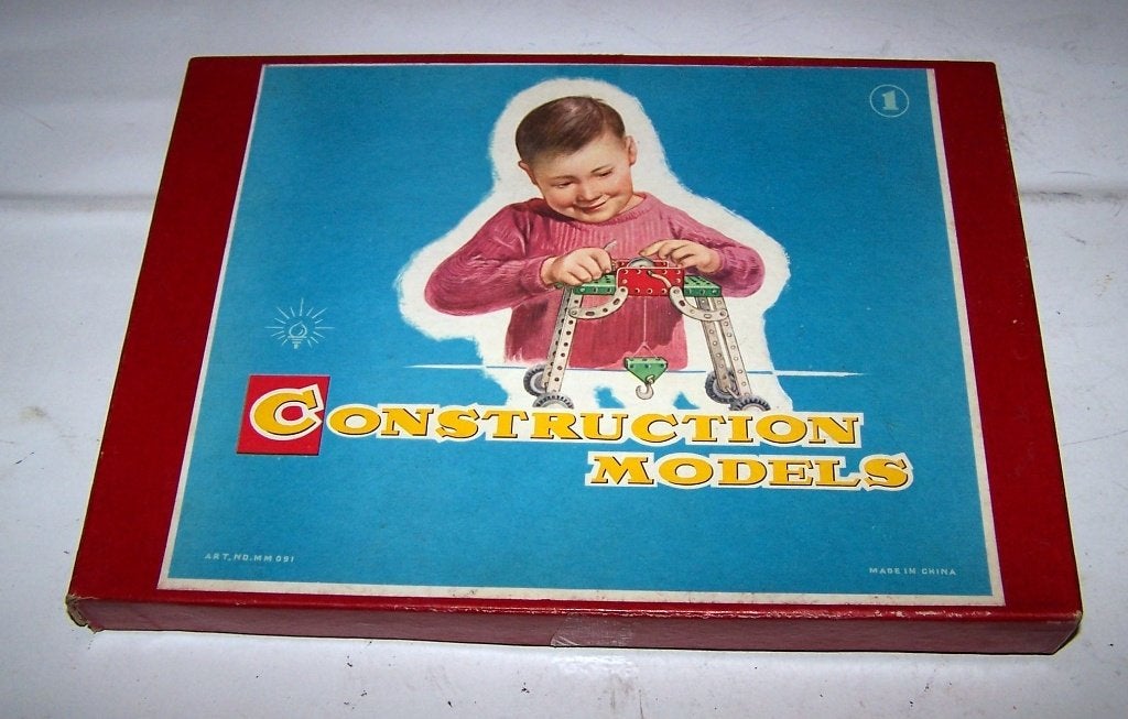 Vintage jaren '50/'60 Construction Kit. Izgs., Antiek en Kunst, Antiek | Speelgoed, Ophalen of Verzenden