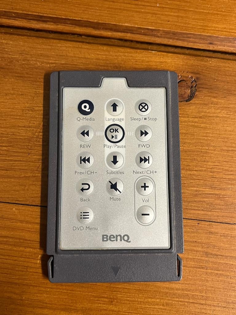 Benq afstandsbediening credit card model., Ophalen of Verzenden, Gebruikt, Origineel