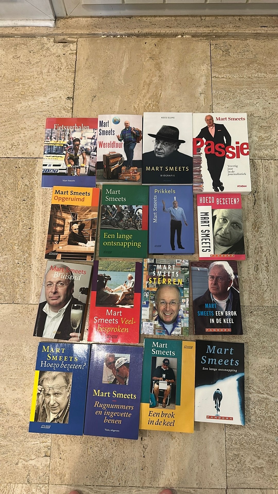 Boekencollectie Mart Smeets, Ophalen, Gelezen, Lopen en Fietsen