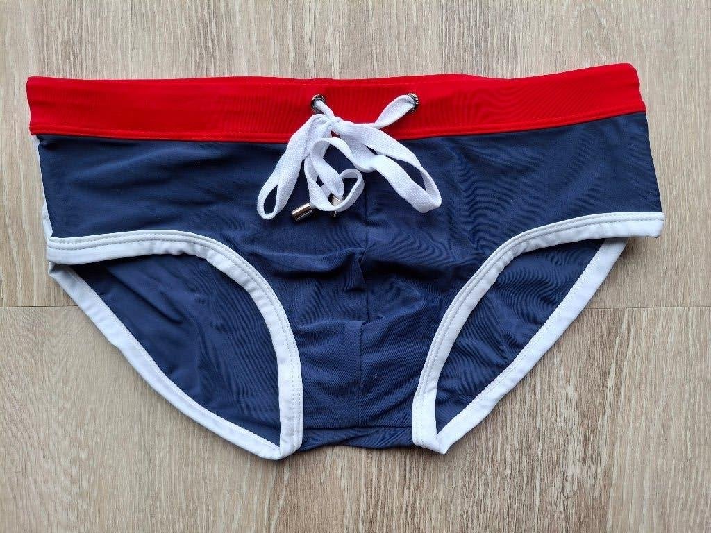 Zwemslip maat S (nieuw), Ophalen of Verzenden, Maat 46 (S) of kleiner, Blauw, Zwemslip