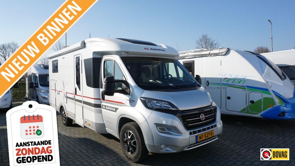 Adria Coral Plus 600 SL Automaat, Caravans en Kamperen, Automaat, Ringverwarming, Fiat, 6 tot 7 meter
