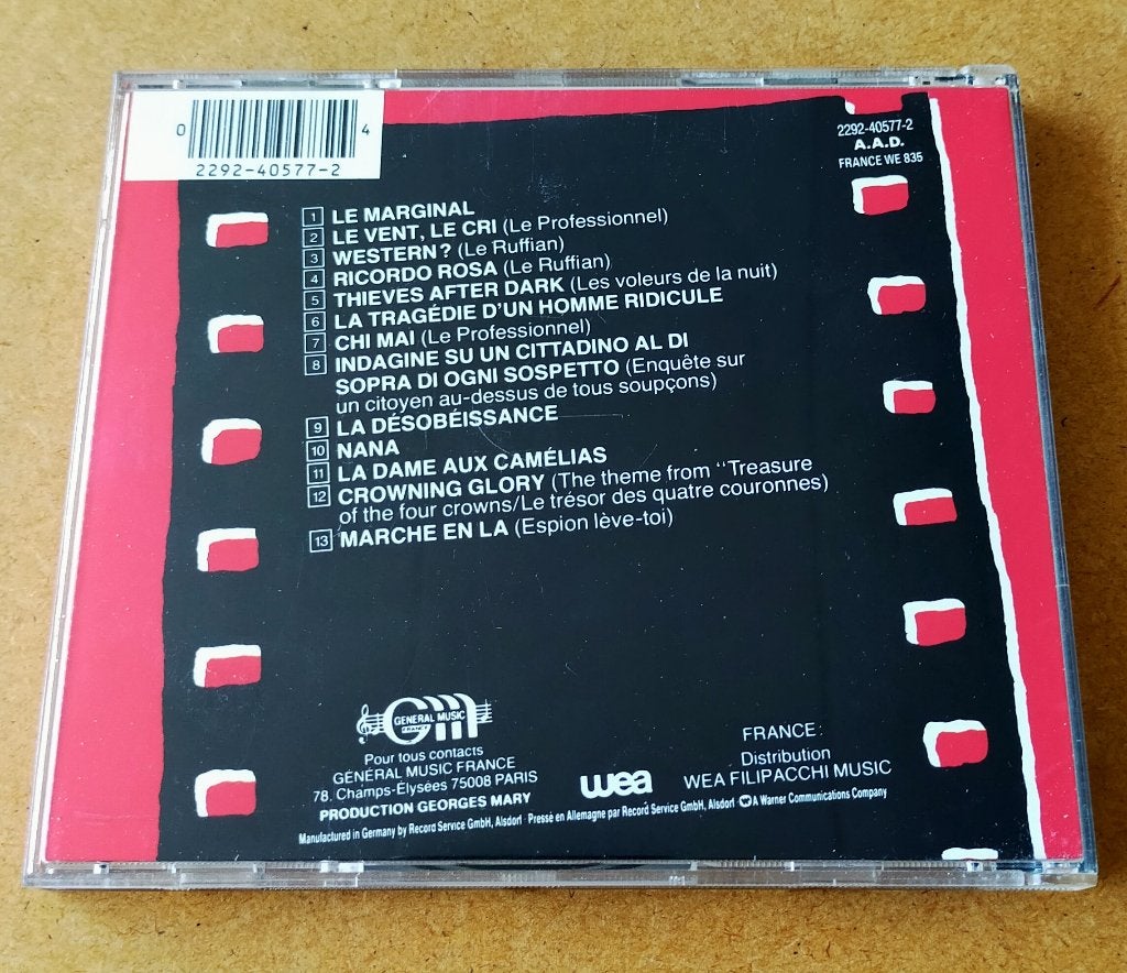 Ennio Morricone - Les Plus Belles Musiques D' CD 198?, Ophalen of Verzenden, Gebruikt