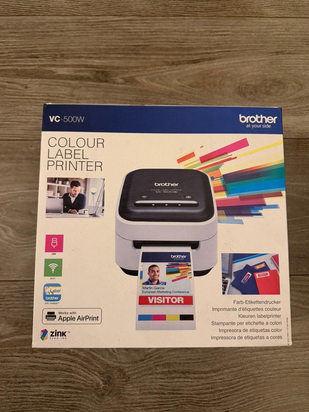 Brother VC-500W kleurenlabelprinter – WiFi, USB en AirPrint, Brother, Brother, Ophalen of Verzenden, Nieuw