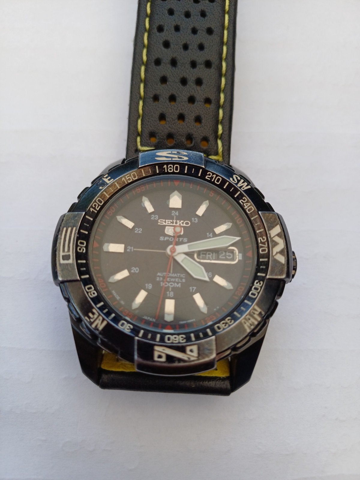 Seiko 5 sport automaat, Seiko, Staal, Polshorloge, Ophalen of Verzenden