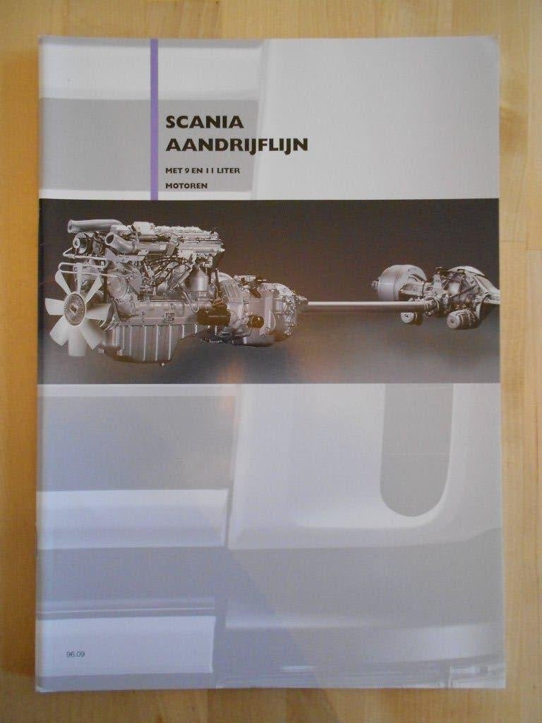 Scania 114 94 Motor Versnellingsbak Brochure 1996, Ophalen of Verzenden, Zo goed als nieuw, Overige merken, Scania