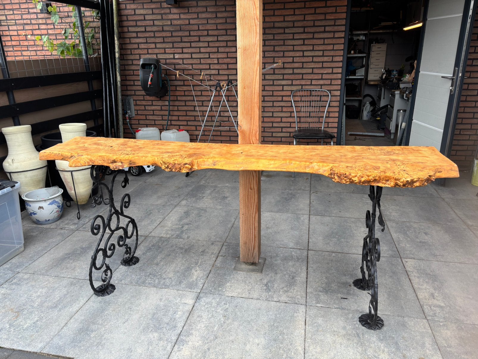 Side table/eet tafel, Ophalen, Overige materialen, Rechthoekig, 50 tot 75 cm