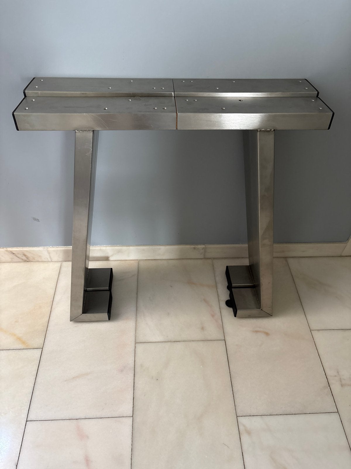 RVS Tafelonderstel Bert Plantagie - Design Tafelpoten, Ophalen, Tafelpoot, Gebruikt, 50 tot 100 cm