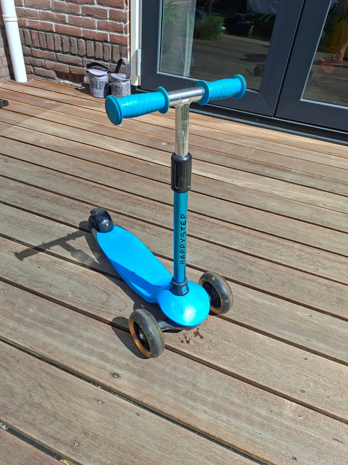 3-wieler kinderstep met LED verlichting, Ophalen, Gebruikt, Gewone step