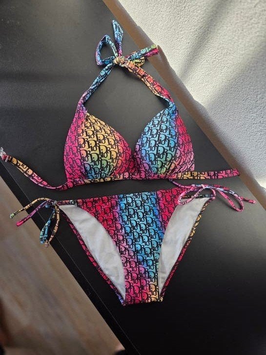 Nieuwe (nep)Dior bikini - Meerkleurig, Meerkleurig, Nieuw, Ophalen of Verzenden, Bikini