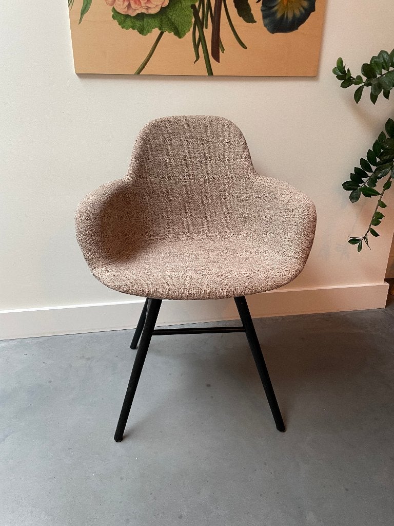 ZGAN Zuiver Albert Kuip soft stoel, Huis en Inrichting, Stoelen, Zo goed als nieuw, Eén, Wit, Ophalen
