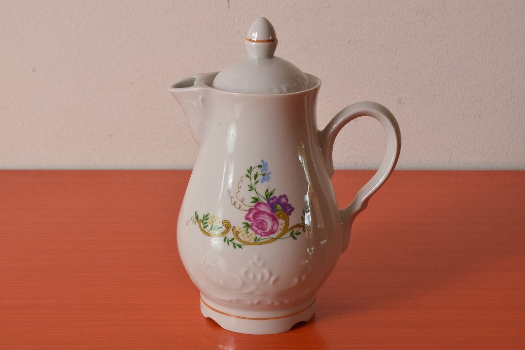 Retro vintage antieke porseleinen koffiepot / theepot, Overige typen, Nieuw, Ophalen of Verzenden, Overige stijlen