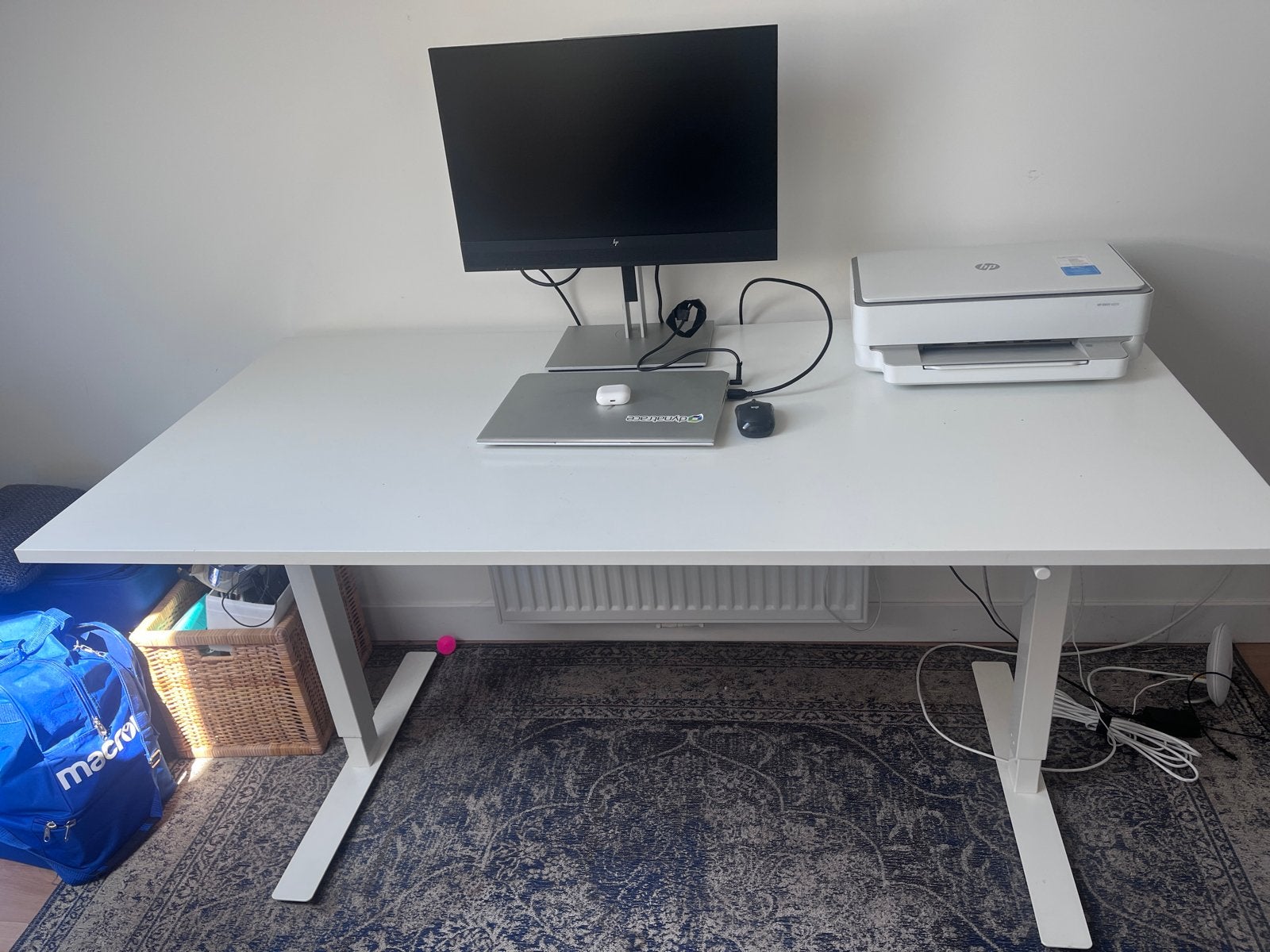 IKEA Bureau 160x80, Huis en Inrichting, Bureaus, Ophalen, Overige typen, Gebruikt, In hoogte verstelbaar