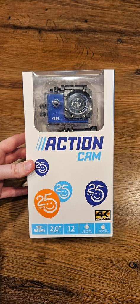 Action Cam 4K - Nieuw in doos!, Audio, Tv en Foto, Actiecamera's, Ophalen of Verzenden, Nieuw, Overige merken