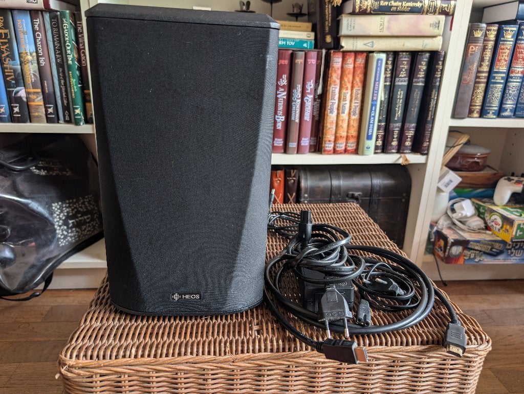 Denon HEOS HomeCinema HS1 + Draadloze Subwoofer, Audio, Tv en Foto, Soundbars, Ophalen, Bluetooth, Gebruikt