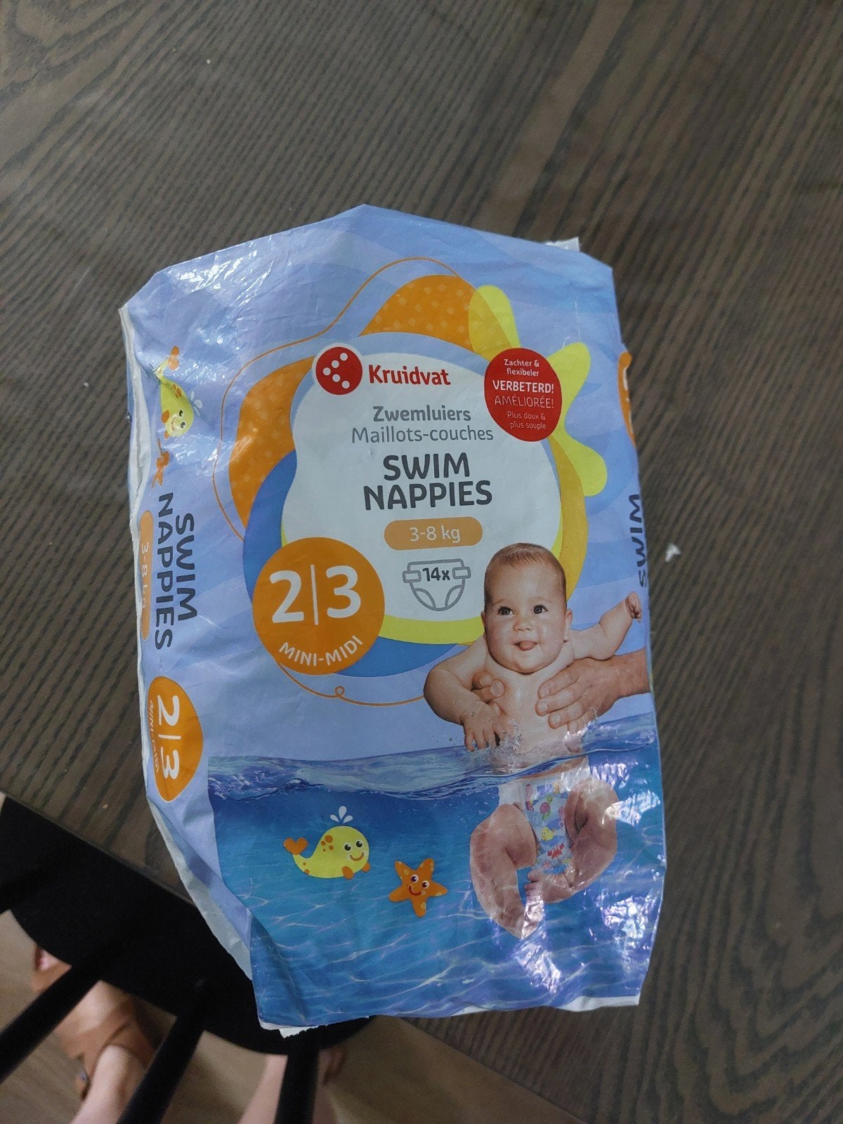 Kruidvat Zwemluiers Mini-Midi 3-8 kg, Kinderen en Baby's, Overige Kinderen en Baby's, Ophalen, Zo goed als nieuw
