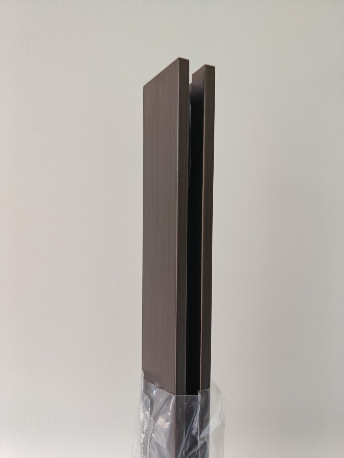 Saniclear muurprofiel douchewand - verouderd messing, Ophalen, Nieuw, Rvs, Douche